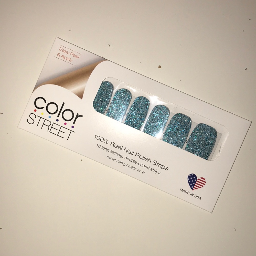 Color Street Blue Polish Strips